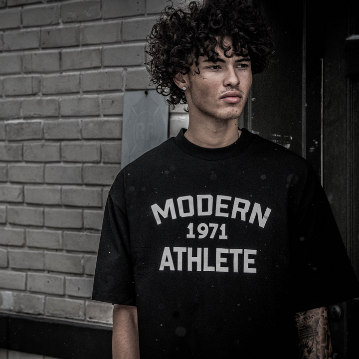 1971  Modern Athlete T-Shirt (Historic Black)