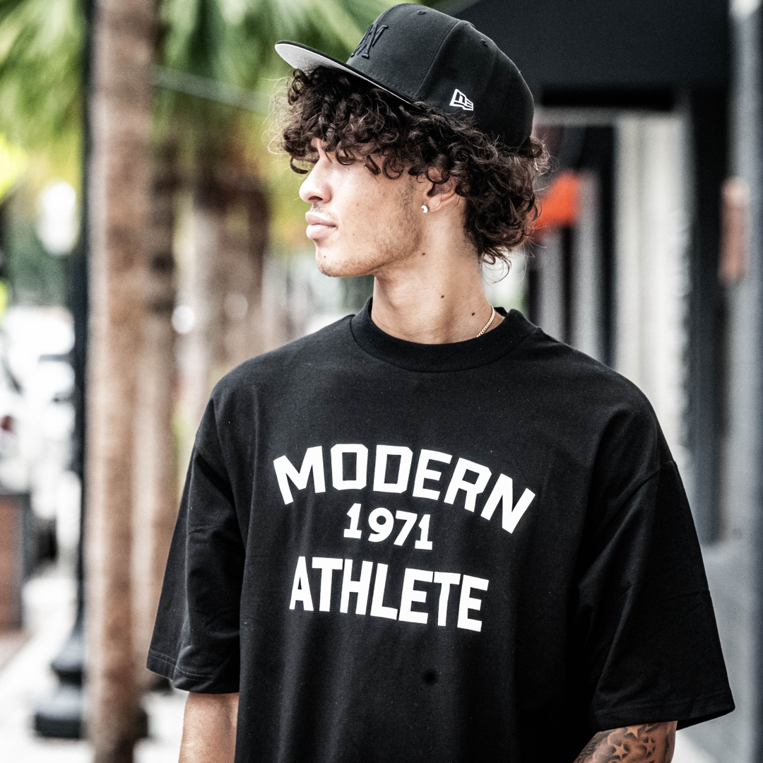 1971  Modern Athlete T-Shirt (Historic Black)